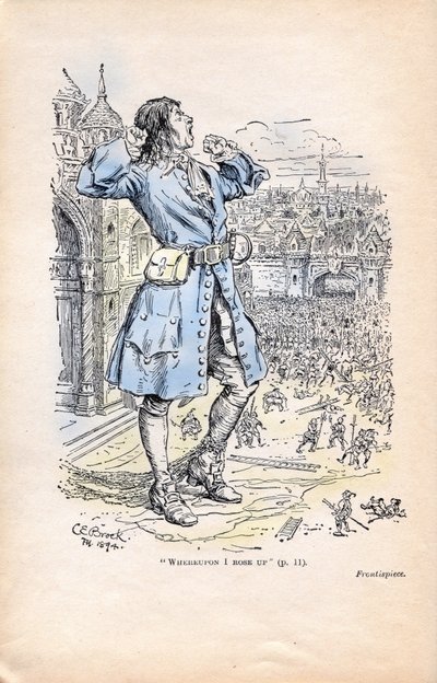 Het ontwaken van Gulliver, Lilliputters door Charles Edmund Brock