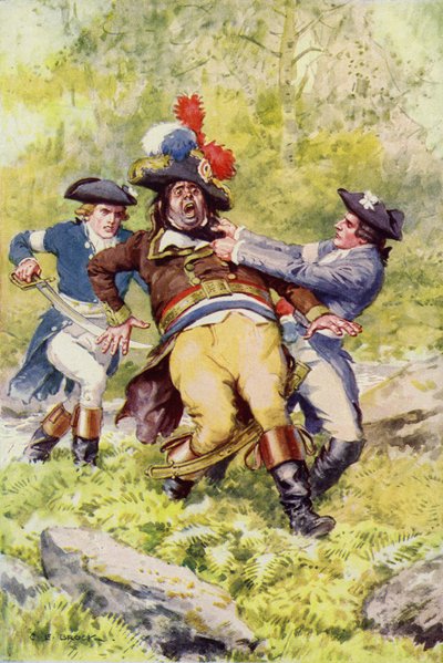 Hectors vingers waren gedraaid in zijn das... door Charles Edmund Brock