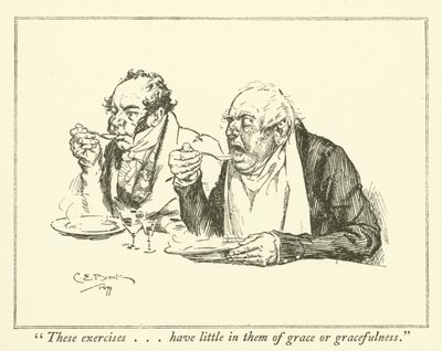 Illustratie voor The Essays of Elia door Charles Lamb door Charles Edmund Brock