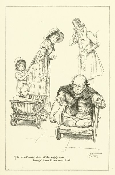 Illustratie voor De Essays van Elia door Charles Lamb door Charles Edmund Brock