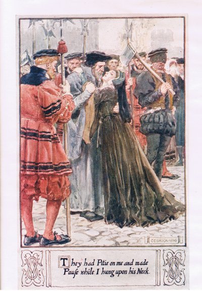 Zij hadden medelijden met mij en pauzeerden terwijl ik aan zijn nek hing door Charles Edmund Brock