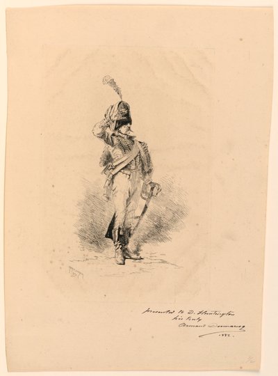 De Militaire Groet door Charles Edouard Armand Dumaresq