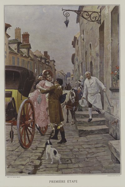 Eerste Etappe door Charles Edouard Delort