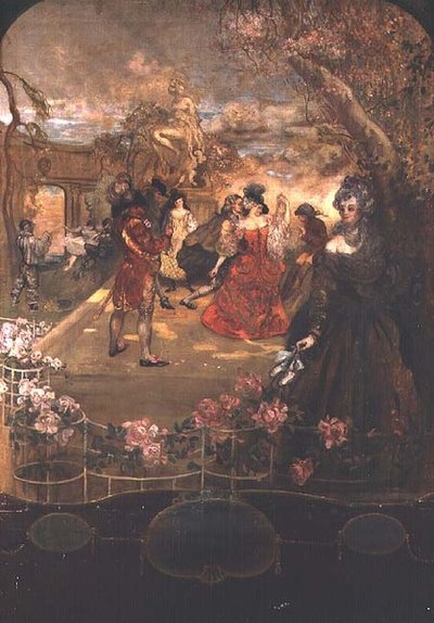 Op het Bal door Charles Edward Conder