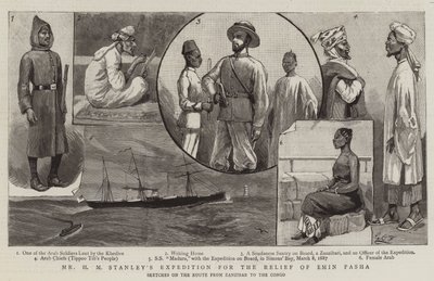 De expeditie van Mr. H M Stanley voor de redding van Emin Pasha door Charles Edwin Fripp