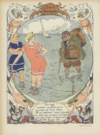 Illustratie voor Le Rire door Charles Emile Egli