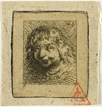 Hoofd van een Breton door Charles Emile Jacque