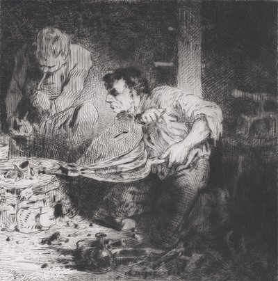 De vervalsers door Charles Emile Jacque