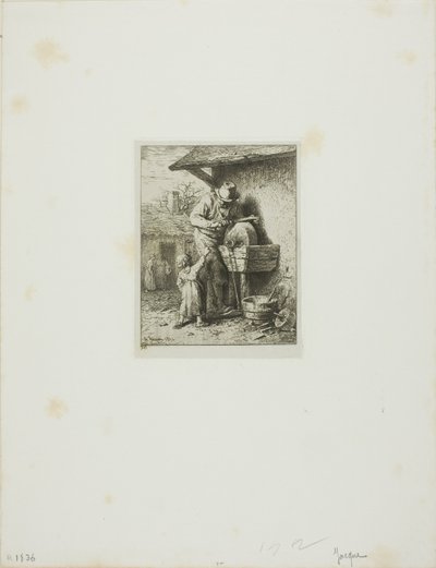 De Slijper door Charles Emile Jacque