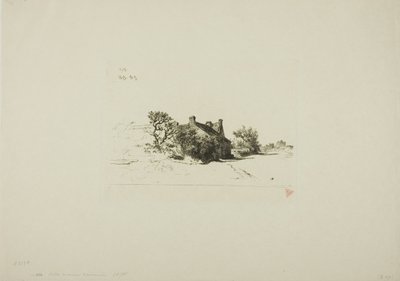 De Kleine Huizen, Kercassier door Charles Emile Jacque