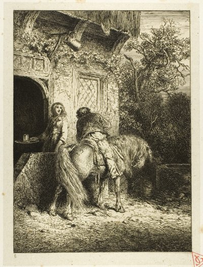 De Ruiter door Charles Emile Jacque
