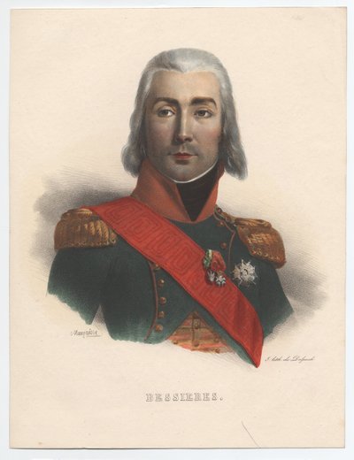 Portret van Jean-Baptiste Bessières, Maarschalk van Frankrijk, 1835 door Charles Emile Mauraisse