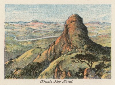 Zuid-Afrika: Krantz Kop, Natal door Charles Ernest Peers