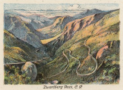Zuid-Afrika: Zwartberg Pass, CP door Charles Ernest Peers