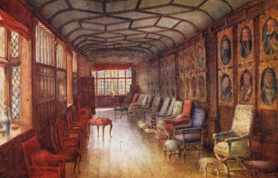 Knole House: Brown Gallery door Charles Essenhigh Corke