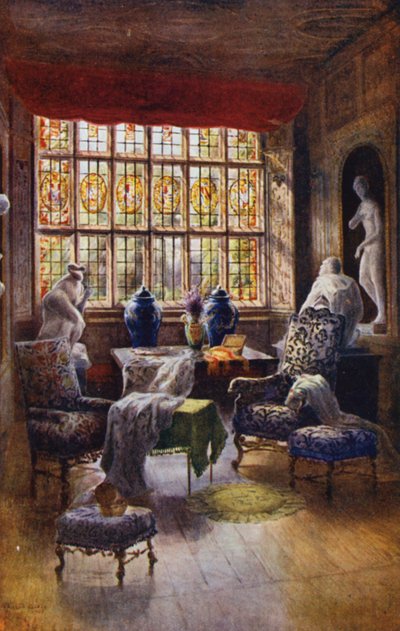 Knole House: Cartoon Galerij, Raam door Charles Essenhigh Corke