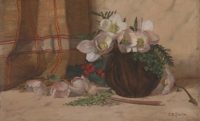 Stilleven met rozen, ca. 1885-87 door Charles Ethan Porter