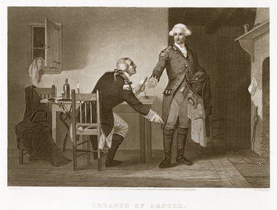 Verraad van Arnold door Charles F Blauvelt 1824 1900.
