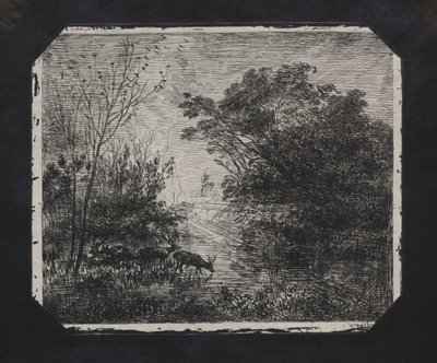 Het Hert door Charles Francois Daubigny