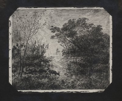 Het Hert, 1862 door Charles Francois Daubigny
