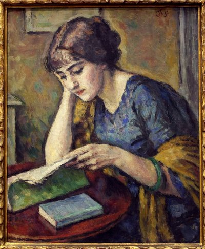 Lezen door Charles Guerin