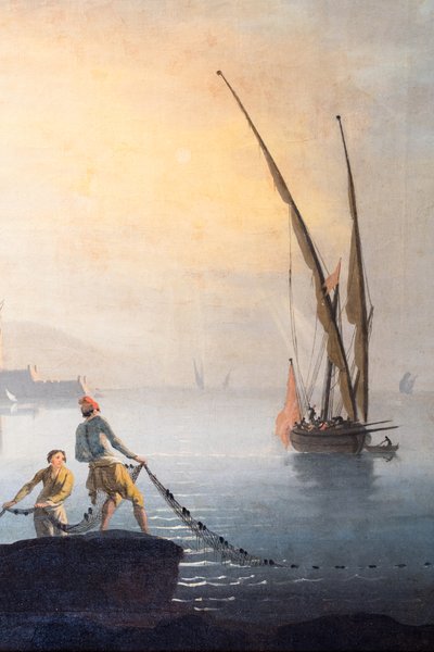 Marine, detail door Charles François Grenier de Lacroix