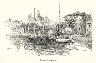 Brayford, Lincoln door Charles George Harper