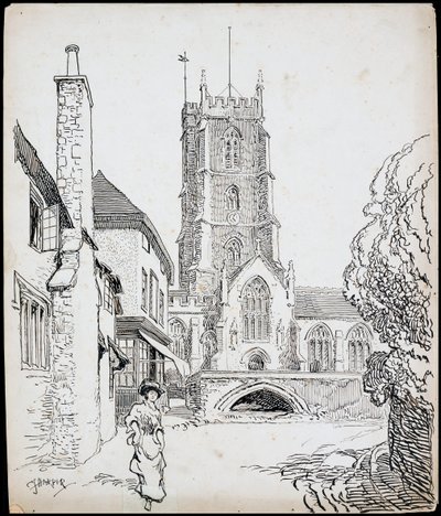 Priorijkerk van St George, Dunster, Somerset, 1892-1933 door Charles George Harper