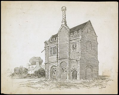 Warden Abbey, Old Warden, Central Bedfordshire door Charles George Harper