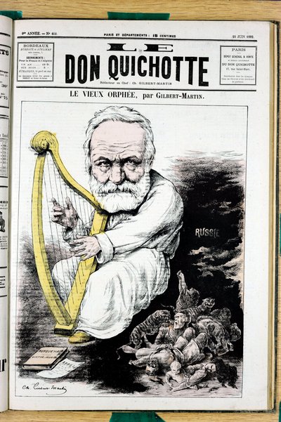 Omslag van Le Don Quixote, nummer 418, Satirisch in Kleuren door Charles Gilbert Martin
