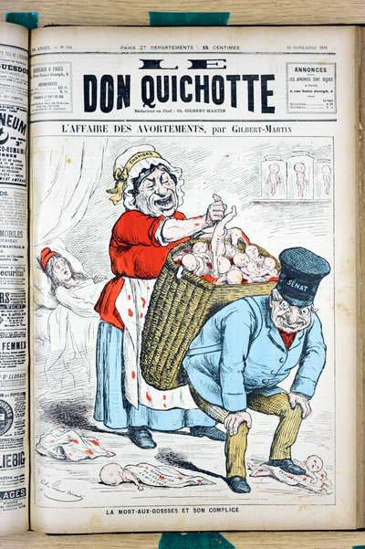 Omslag van Le Don Quixote, nummer 908, Satirique in kleuren door Charles Gilbert Martin