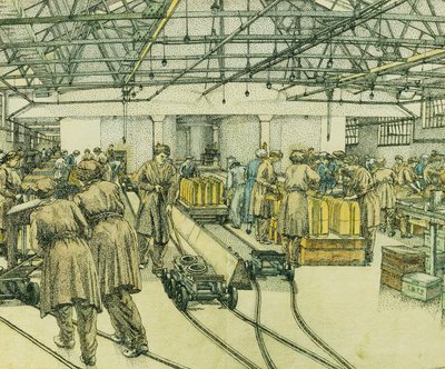 De Vulfabriek, Hereford door Charles Ginner