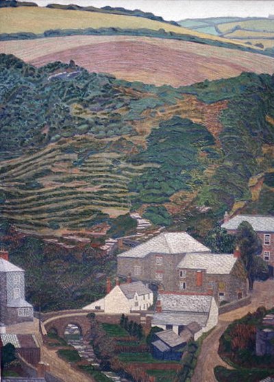 De heuvel door Charles Ginner
