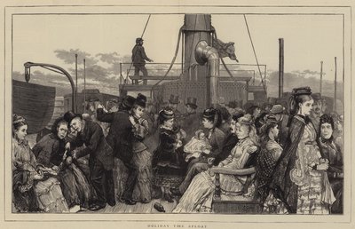 Vakantietijd op het water door Charles Green