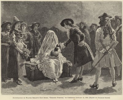 Illustratie bij Dorothy Forster door Walter Besant door Charles Green