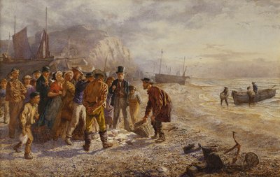 De veiling, 1864 door Charles Green