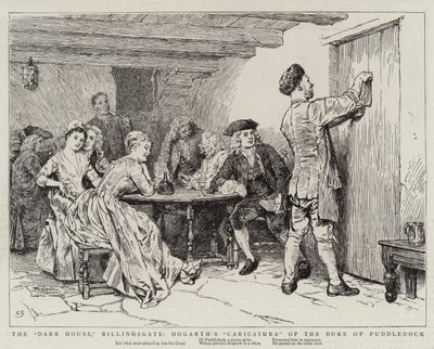 Het donkere huis, Billingsgate, Hogarth