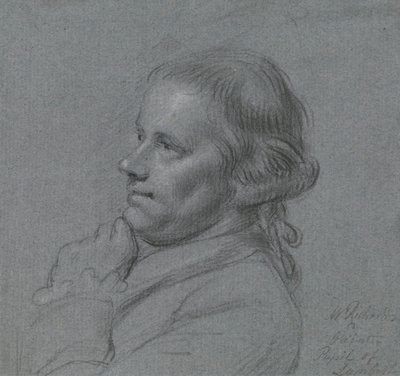 Portretstudie van John Inigo Richards, R.A. door Charles Grignion