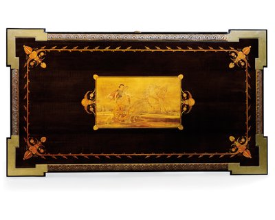 Napoleon III tafel, ontworpen door Jean Brandely, marqueterie door E. Varlot, Parijs, c.1850-75 door Charles Guillaume Diehl