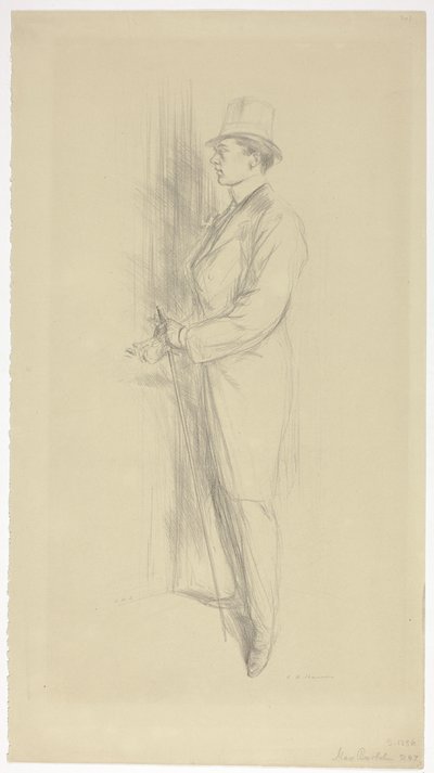 Max Beerbohm door Charles Haslewood Shannon