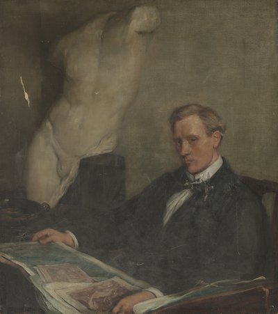 Zelfportret door Charles Haslewood Shannon