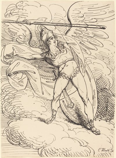 Apollo als Krijger door Charles Heath