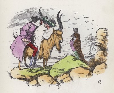 Een zeer onbeschaamde vogel door Charles Henry (after) Bennett