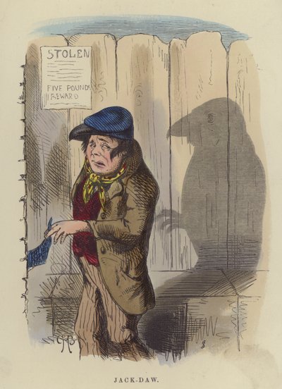 Kauw door Charles Henry Bennett