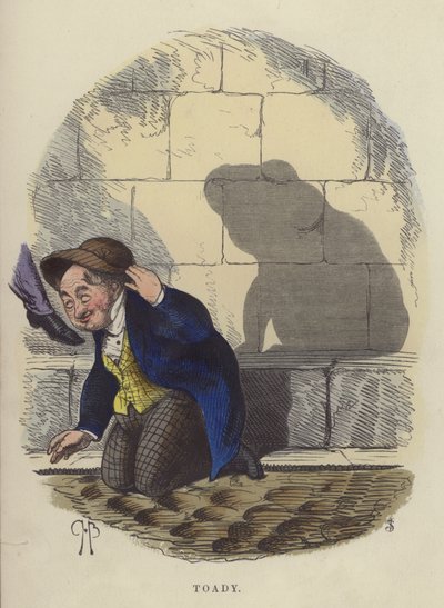 Toady (gekleurde gravure) door Charles Henry Bennett