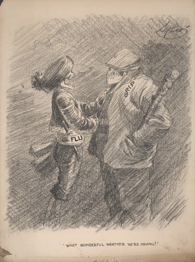 Wat een prachtig weer hebben we! door Charles Henry Sykes