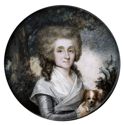 Doos met portret van een vrouw door Charles Hénard