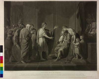 Leonidas II, Koning van Sparta door Charles Howard Hodges