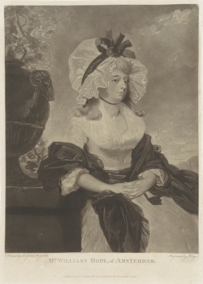 Portret van Anne Goddard-Williams Hope door Charles Howard Hodges