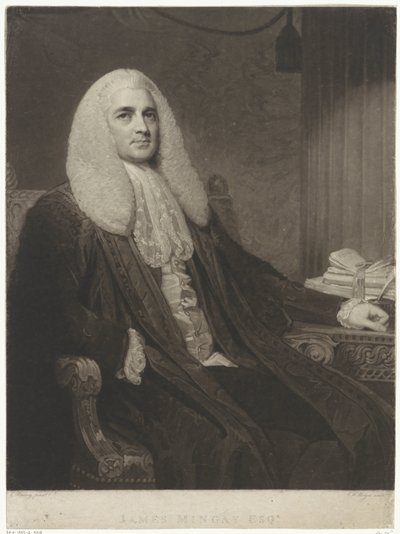 Portret van James Mingay door Charles Howard Hodges
